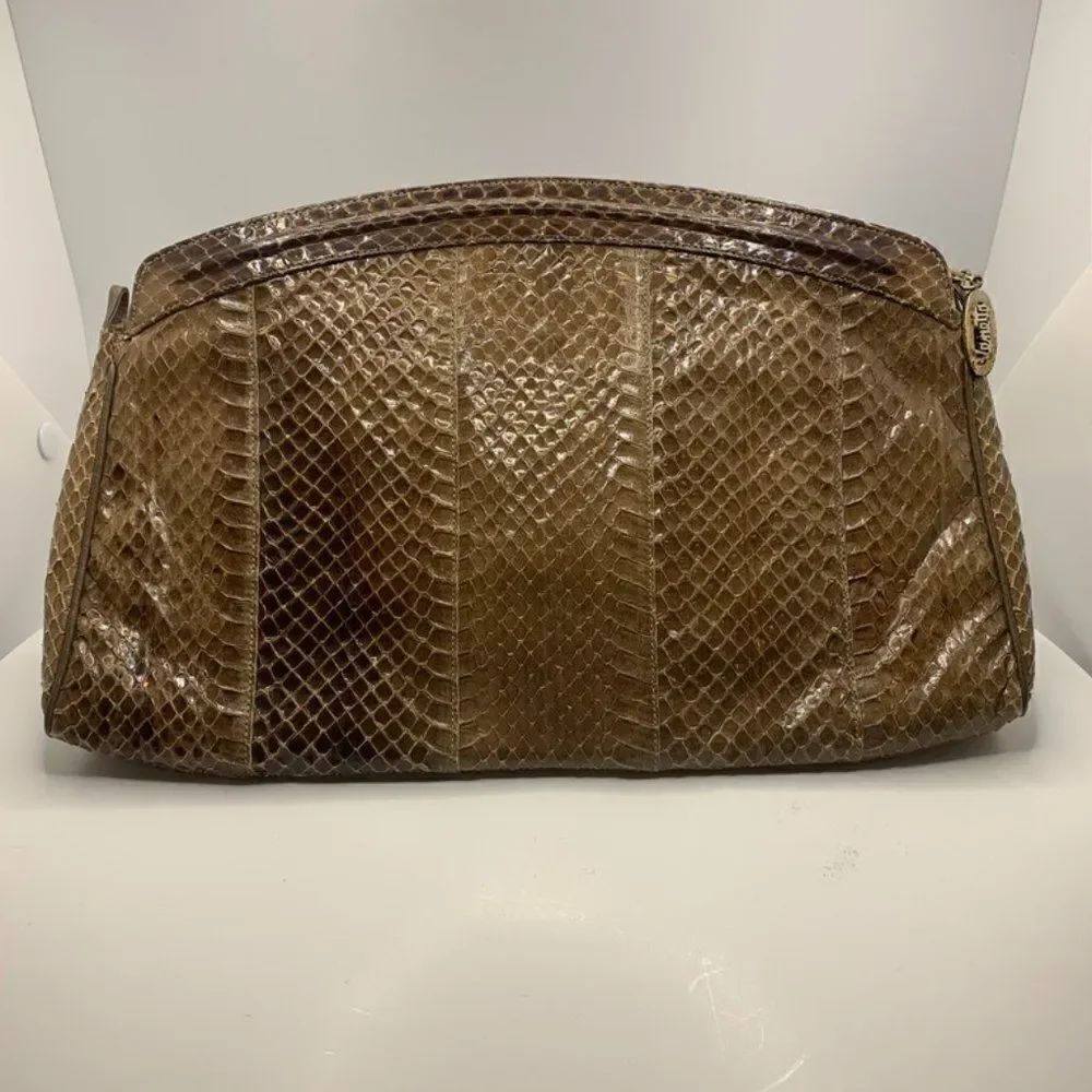 VintageโVenettoย SnakeskinโClutch